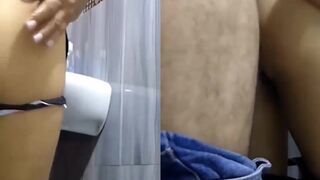 سكس عربي محارم حقيقي عراقي اخ ينيك اخته في الحمام فشخ خرم طيزها